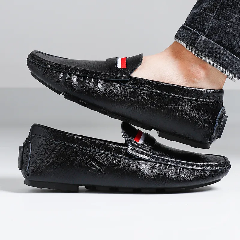 QIUTEXIONG Gommino Loafers Men's-1