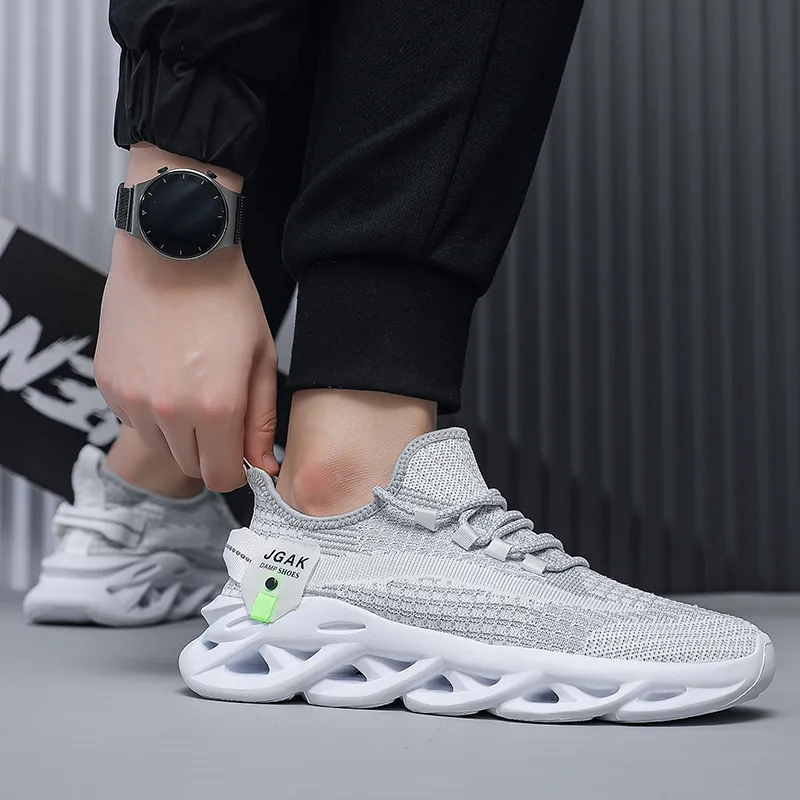 QIUTEXIONG Cushioning, Breathable, Lightweight Low Top Casual Marathon Long Distance Running Sprint Running Shoes Men's-15