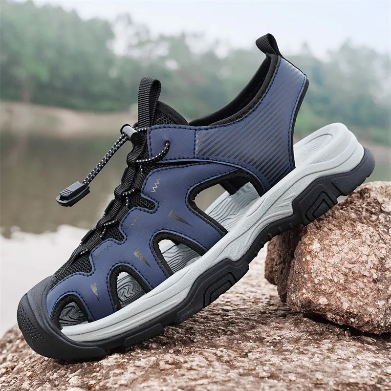 QIUTEXIONG Slip Resistant And Breathable River Trekking Shoes Men's-10