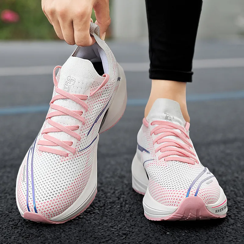 QIUTEXIONG Breathable Low Top Long Distance Running Sprint Running Shoes Unisex-10