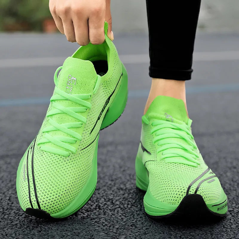 QIUTEXIONG Breathable Low Top Long Distance Running Sprint Running Shoes Unisex-24