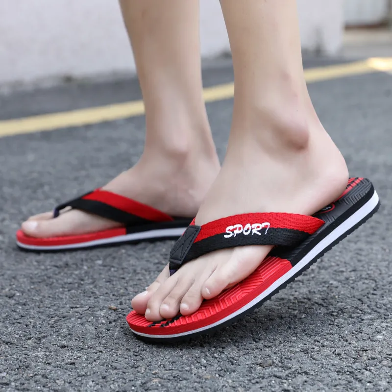 QIUTEXIONG EVA Quick Dry Flip Flops Men's-5