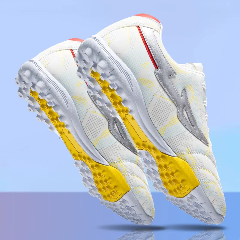 QIUTEXIONG TF Rubber Broken Studs Firm Ground Indoor Slip Resistant Coverage Soccer Shoes Unisex-12