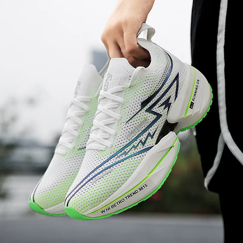 QIUTEXIONG Breathable Low Top Long Distance Running Sprint Running Shoes Unisex-18