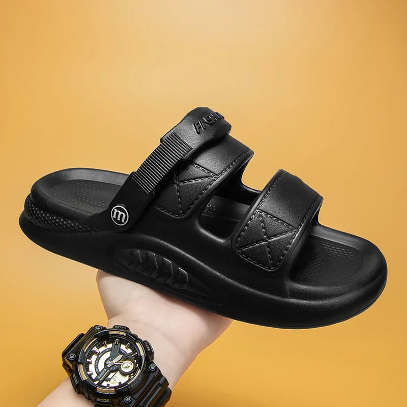 QIUTEXIONG EVA Slip Resistant Slide Slippers Men's-2