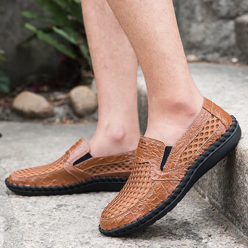 QIUTEXIONG Slip Resistant River Trekking Shoes Men's-6