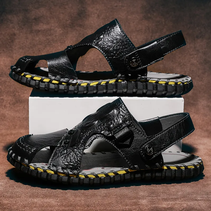 QIUTEXIONG Slip Resistant Breathable Abrasion Resistant Cushioning River Trekking Shoes Men's-11