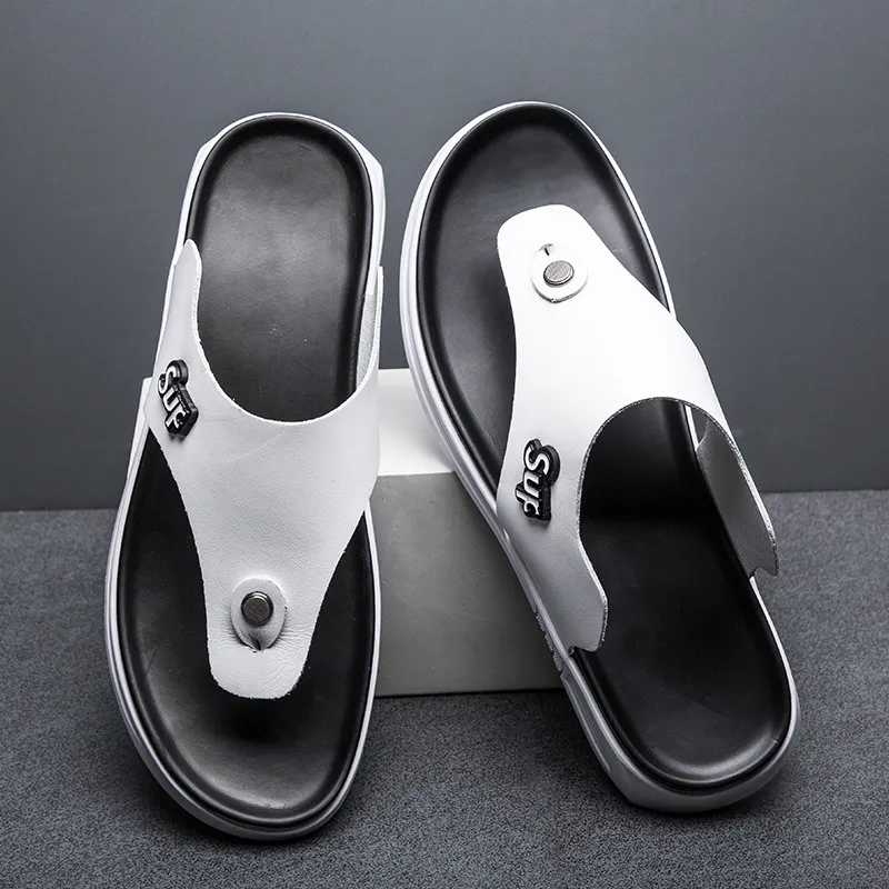 QIUTEXIONG Rubber Sole Totem Odor Resistant Abrasion Resistant Slip Resistant Flip Flops Men's-6
