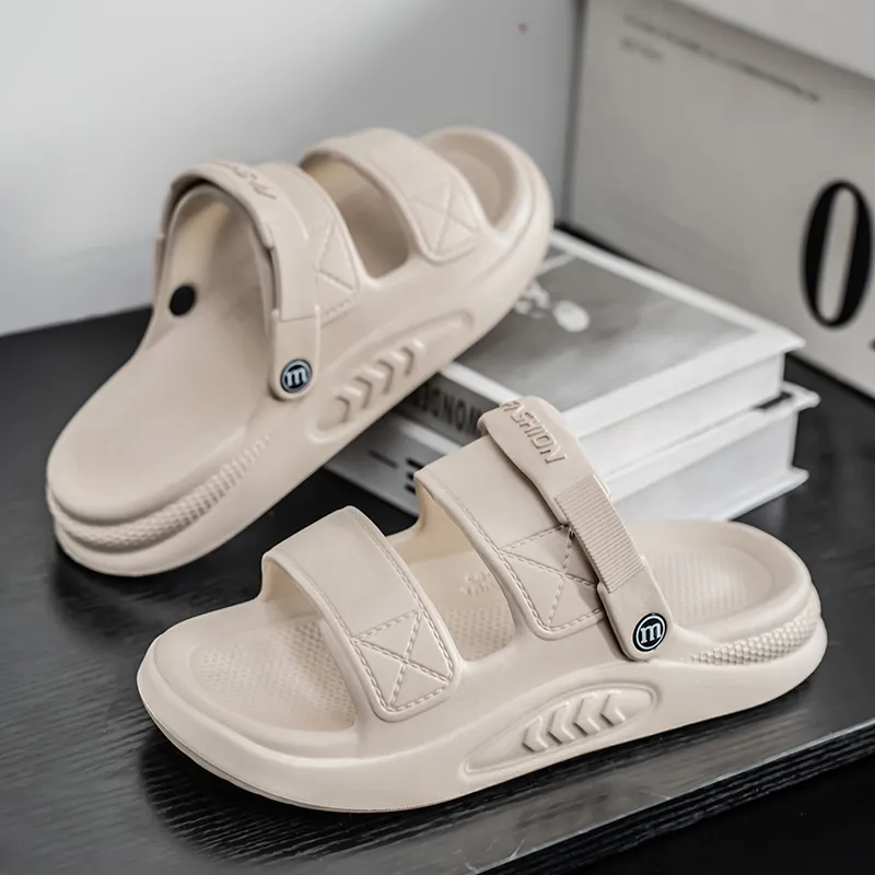 QIUTEXIONG EVA Slip Resistant Slide Slippers Men's-17