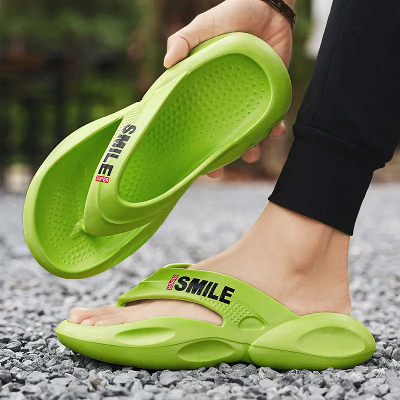 QIUTEXIONG EVA Odor Resistant Flip Flops Men's-25