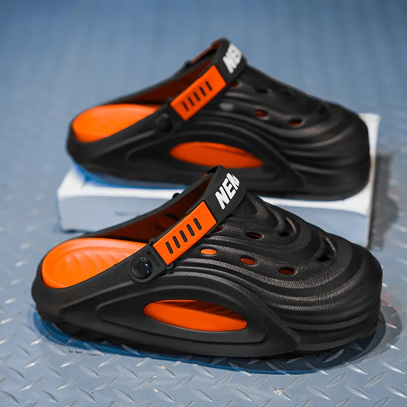QIUTEXIONG EVA Abrasion Resistant Slip Resistant Closed Toe Slippers Men's-2