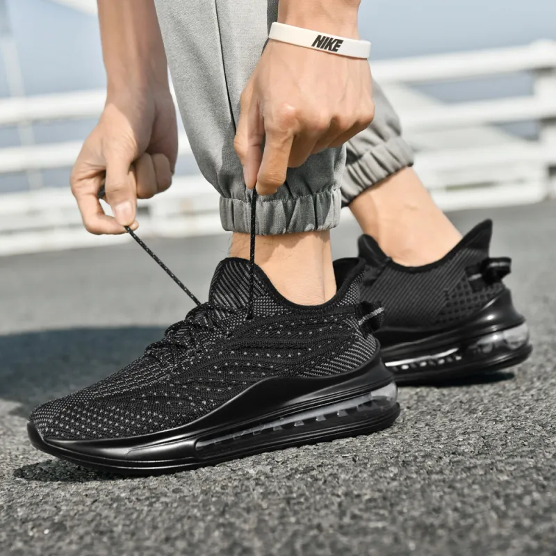 QIUTEXIONG Cushioning Breathable Low Top Casual Long Distance Running Sprint Running Shoes Men's-12