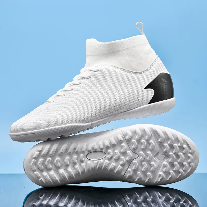 QIUTEXIONG FG Rubber Long Studs TF Rubber Broken Studs Soft Ground Firm Ground Non slip Lightweight Soccer Shoes Unisex-13