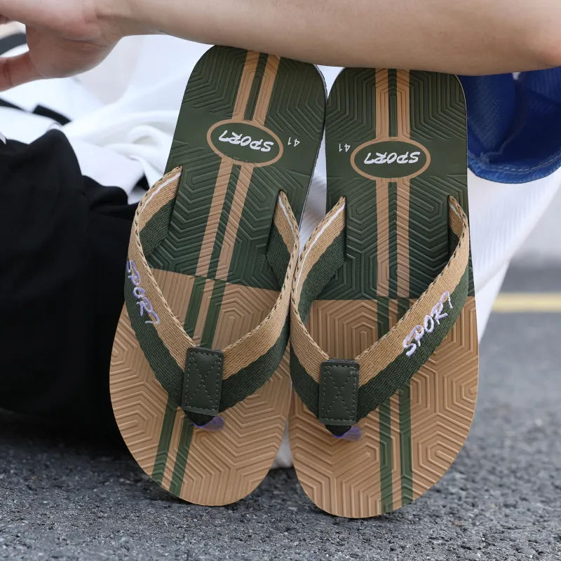 QIUTEXIONG EVA Quick Dry Flip Flops Men's-18