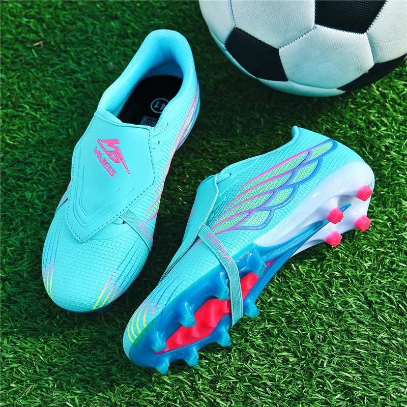 QIUTEXIONG FG Firm Ground Soft Ground, Artificial Ground, Natural Ground Slip Resistant Coverage Soccer Shoes Unisex-2