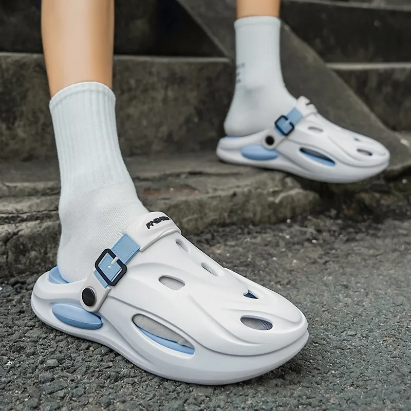 QIUTEXIONG Slip Resistant Closed Toe Slippers Unisex-19