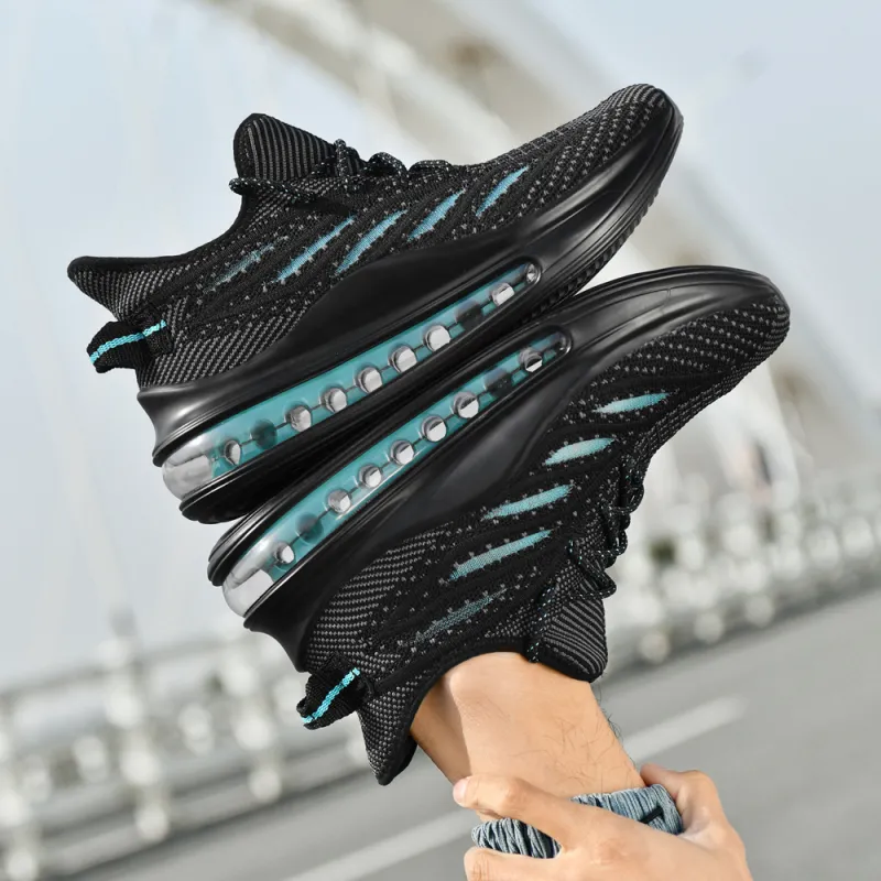 QIUTEXIONG Cushioning Breathable Low Top Casual Long Distance Running Sprint Running Shoes Men's-4