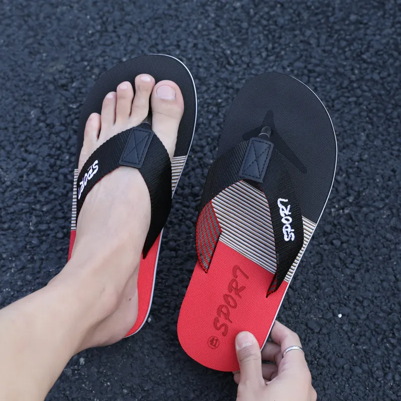 QIUTEXIONG EVA Abrasion Resistant Slip Resistant Quick Drying Flip Flops Men's-20