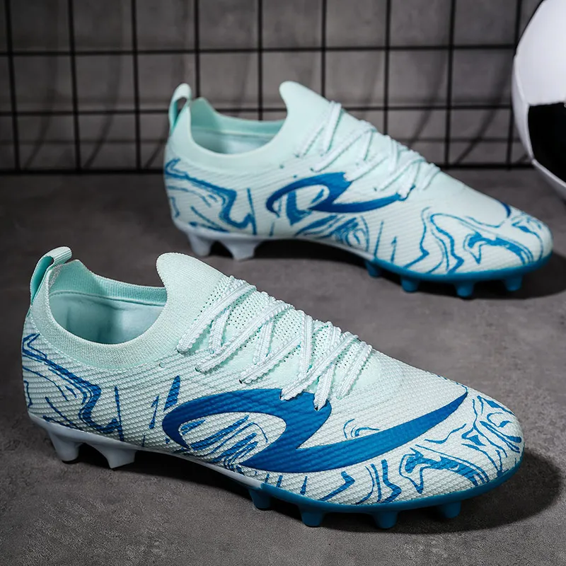 QIUTEXIONG FG Firm Ground Soft Ground, Natural Ground Support Impact Resistant Soccer Shoes Unisex-5