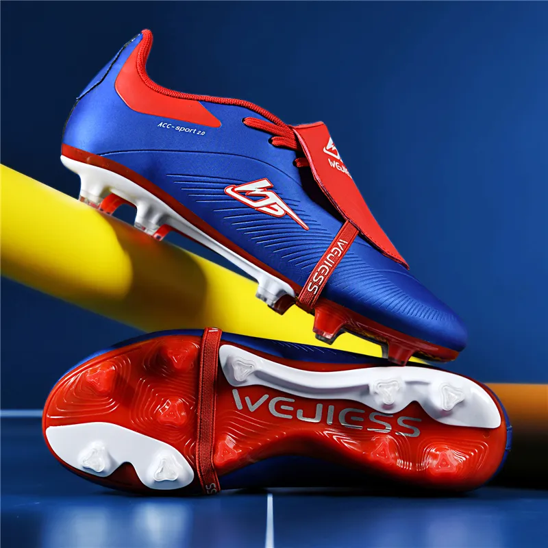 QIUTEXIONG FG Firm Ground Soft Ground, Natural Ground Cushioning And Breathable Soccer Shoes Unisex-17