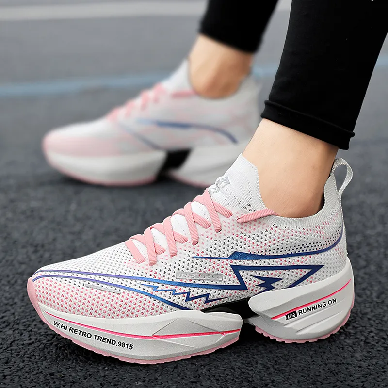 QIUTEXIONG Breathable Low Top Long Distance Running Sprint Running Shoes Unisex-11