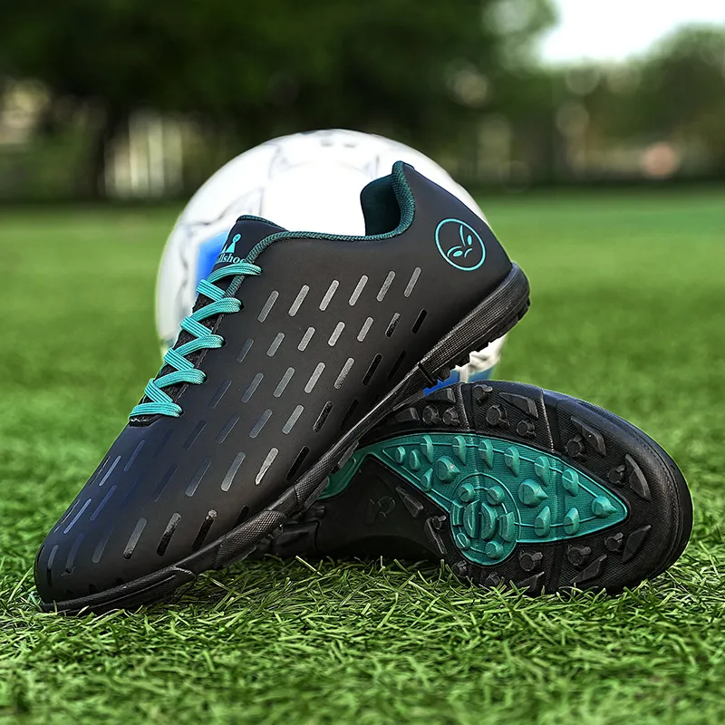 QIUTEXIONG TF Turf Firm Ground, Indoor Cushioning Support Soccer Shoes Unisex-8