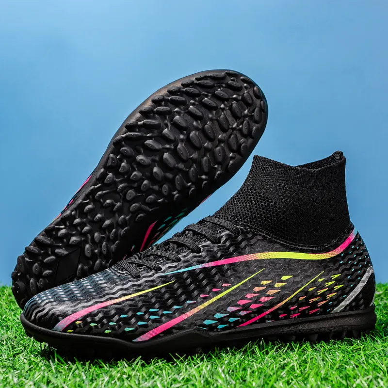 QIUTEXIONG TF Turf Artificial Ground, Indoor Slip Resistant Soccer Shoes Unisex-19