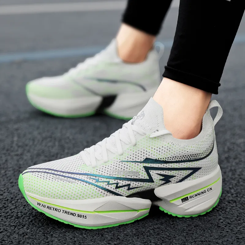 QIUTEXIONG Breathable Low Top Long Distance Running Sprint Running Shoes Unisex-19
