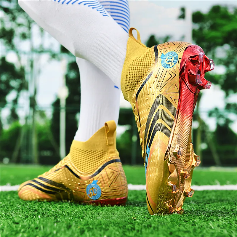 QIUTEXIONG Shock Absorbers With Slip Resistant Features Soccer Shoes Unisex-19
