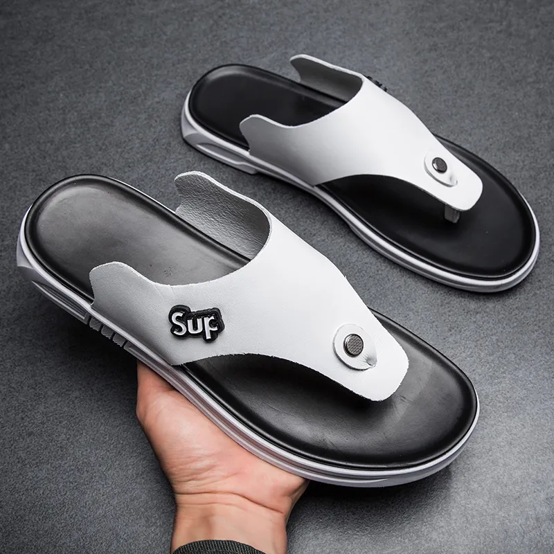 QIUTEXIONG Rubber Sole Totem Odor Resistant Abrasion Resistant Slip Resistant Flip Flops Men's-9