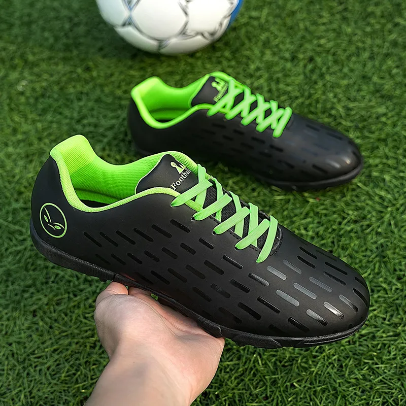 QIUTEXIONG TF Turf Firm Ground, Indoor Cushioning Support Soccer Shoes Unisex-2