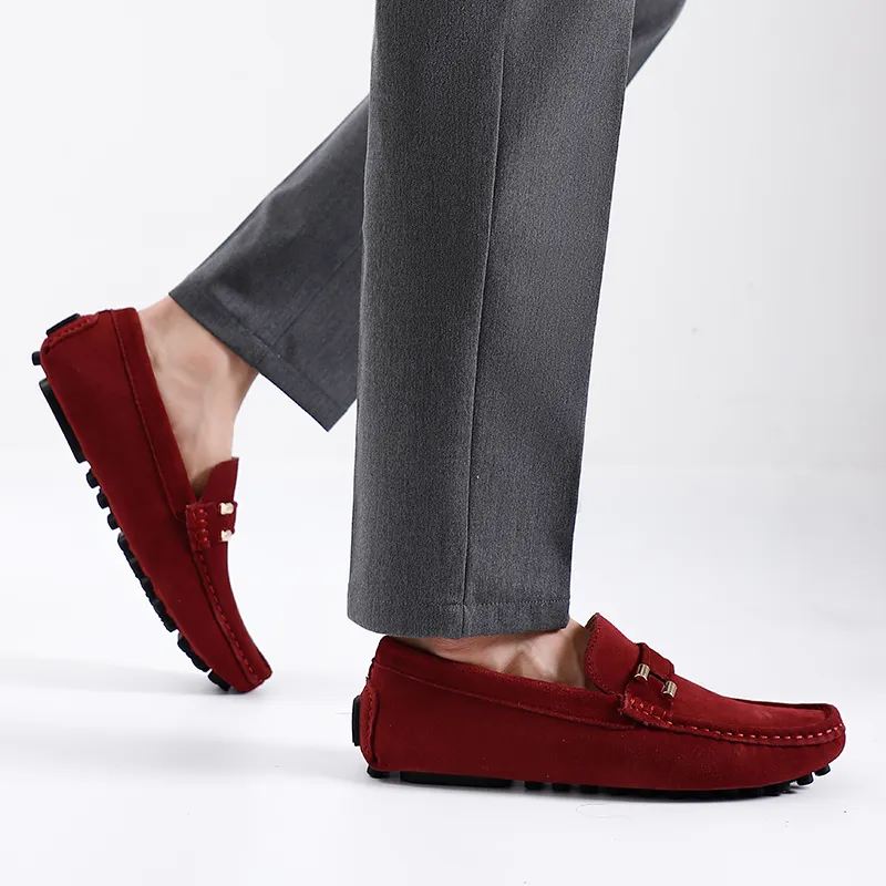 QIUTEXIONG Gommino Loafers Men's-14