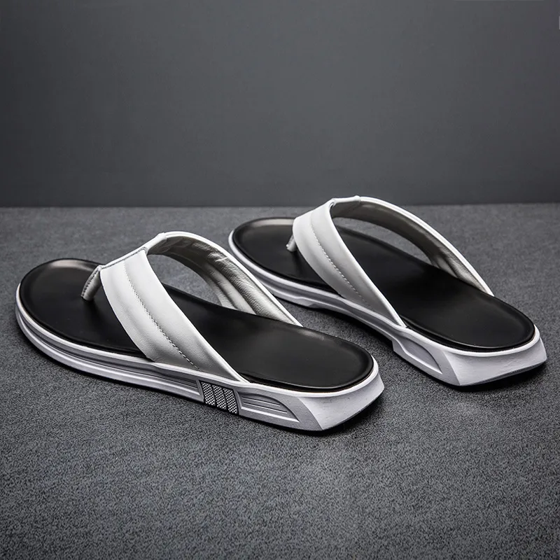 QIUTEXIONG Slip Resistant Quick Dry Flip Flops Men's-8