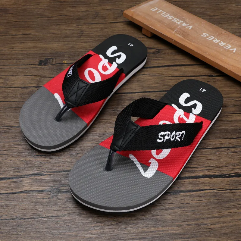 QIUTEXIONG EVA Slip Resistant Quick Dry Flip Flops Men's-3