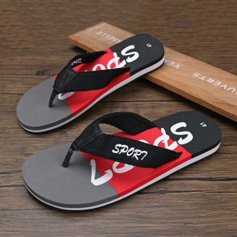 QIUTEXIONG EVA Slip Resistant Quick Dry Flip Flops Men's-4