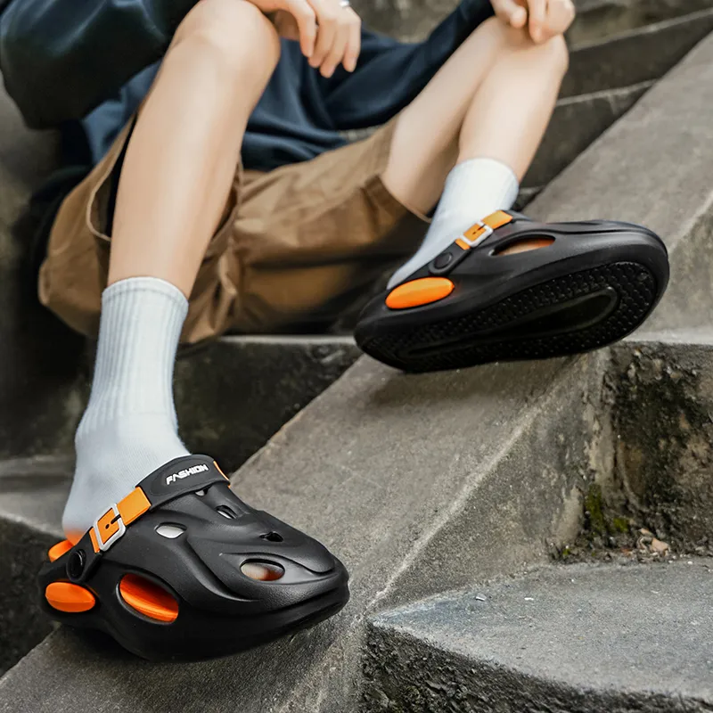 QIUTEXIONG Slip Resistant Closed Toe Slippers Unisex-12