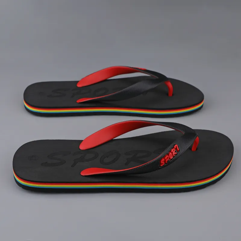 QIUTEXIONG EVA Abrasion Resistant Slip Resistant Quick Drying Flip Flops Men's-16