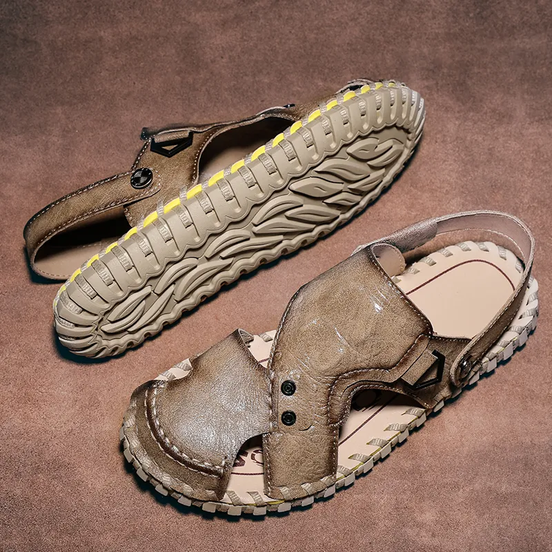 QIUTEXIONG Slip Resistant Breathable Abrasion Resistant Cushioning River Trekking Shoes Men's-4