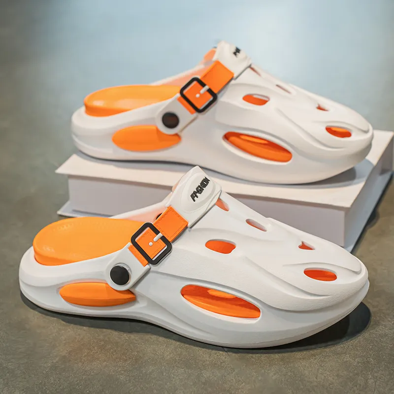 QIUTEXIONG Slip Resistant Closed Toe Slippers Unisex-23