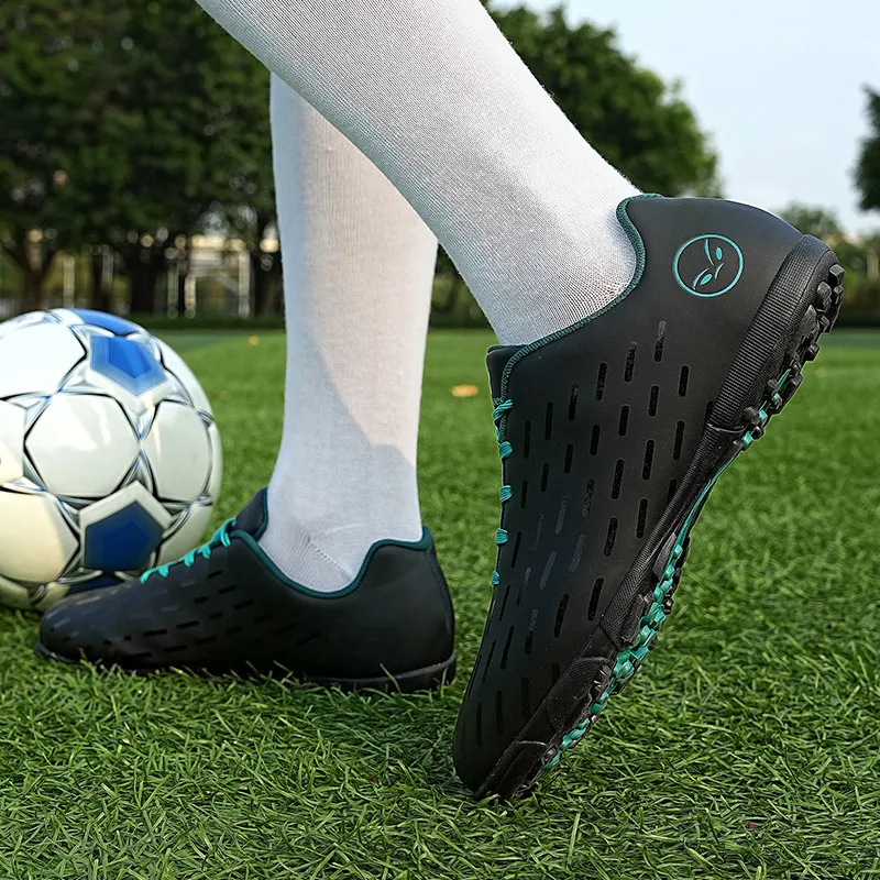 QIUTEXIONG TF Turf Firm Ground, Indoor Cushioning Support Soccer Shoes Unisex-11