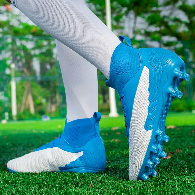 QIUTEXIONG FG Firm Ground Soft Ground Firm Ground Slip Resistant Soccer Shoes Unisex-5