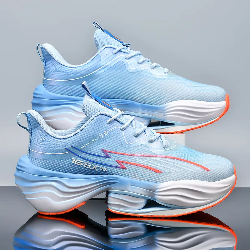 QIUTEXIONG Shock Absorbers Slip Resistant Breathable Low Top Casual Marathon Training Sprint Running Shoes Men's-10