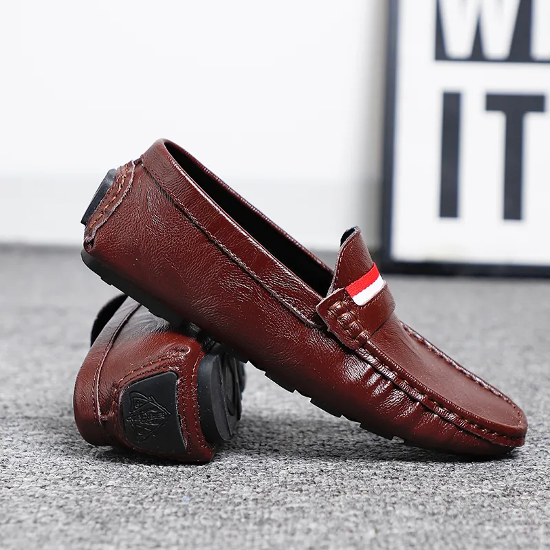 QIUTEXIONG Gommino Loafers Men's-11