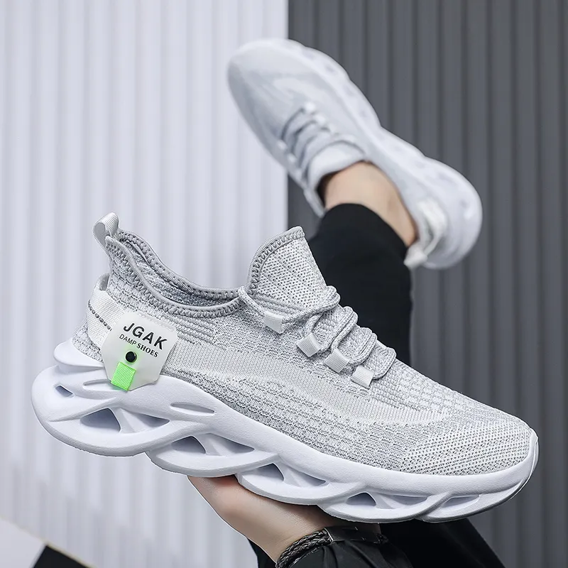 QIUTEXIONG Cushioning, Breathable, Lightweight Low Top Casual Marathon Long Distance Running Sprint Running Shoes Men's-18