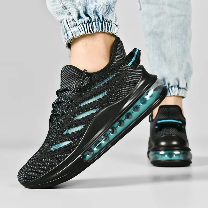 QIUTEXIONG Cushioning Breathable Low Top Casual Long Distance Running Sprint Running Shoes Men's-3