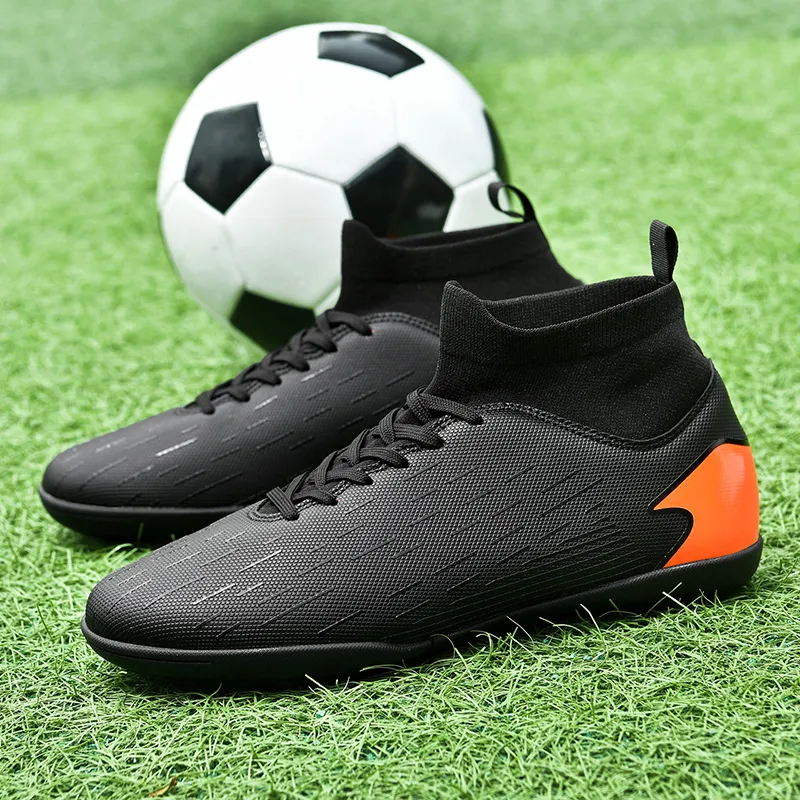 QIUTEXIONG FG Rubber Long Studs TF Rubber Broken Studs Soft Ground Firm Ground Non slip Lightweight Soccer Shoes Unisex-2