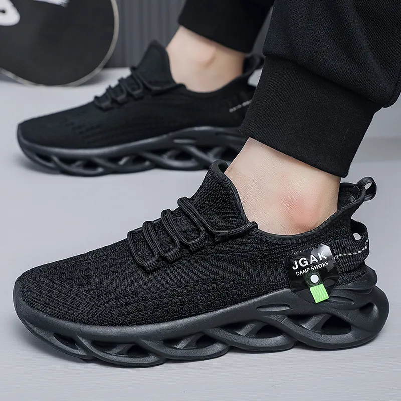 QIUTEXIONG Cushioning, Breathable, Lightweight Low Top Casual Marathon Long Distance Running Sprint Running Shoes Men's-11