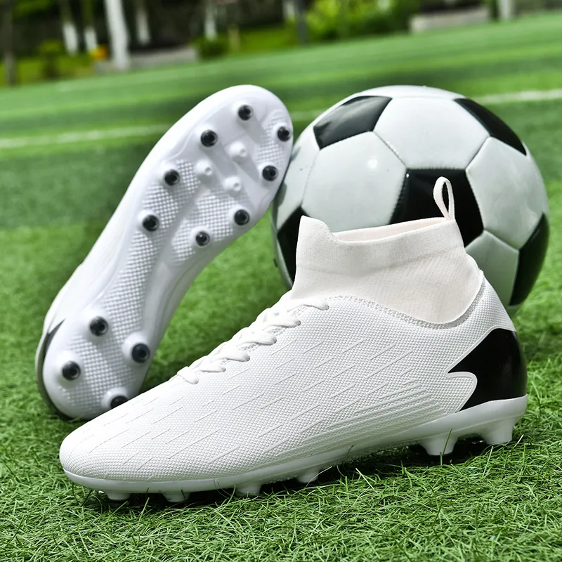 QIUTEXIONG FG Rubber Long Studs TF Rubber Broken Studs Soft Ground Firm Ground Non slip Lightweight Soccer Shoes Unisex-27