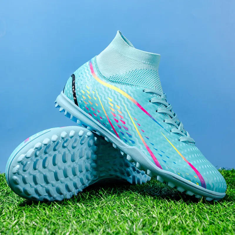 QIUTEXIONG TF Turf Artificial Ground, Indoor Slip Resistant Soccer Shoes Unisex-11