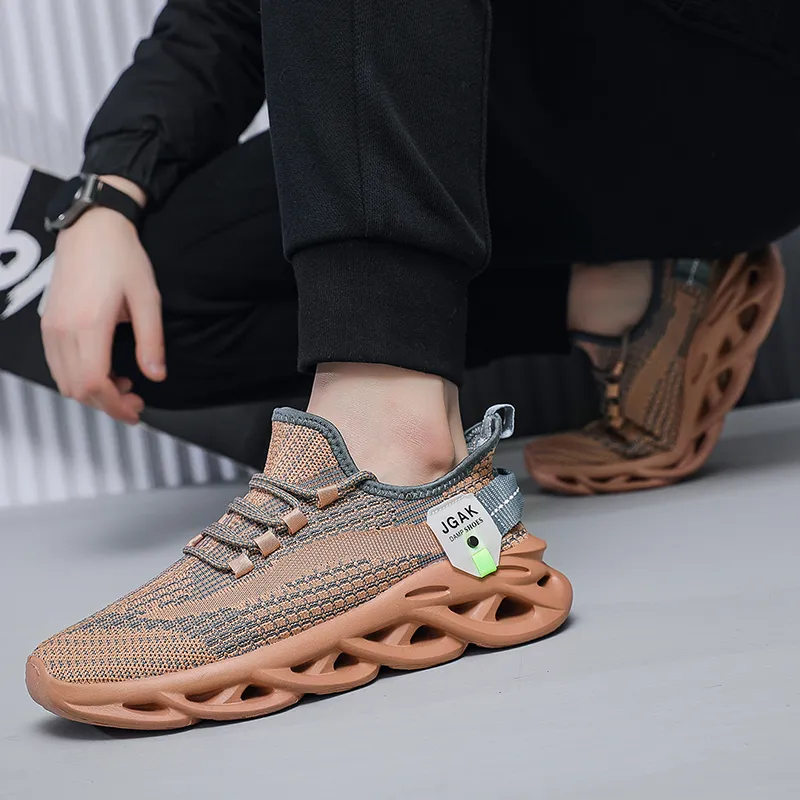 QIUTEXIONG Cushioning, Breathable, Lightweight Low Top Casual Marathon Long Distance Running Sprint Running Shoes Men's-1